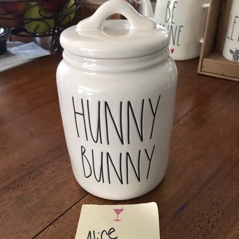 Baby hunny bunny canister